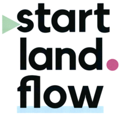 start land. flow Logo (DPMA, 13.03.2020)