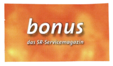 bonus das SR-Servicemagazin Logo (DPMA, 11/14/2020)