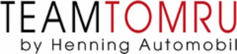 TEAMTOMRU by Henning Automobil Logo (DPMA, 04.05.2022)