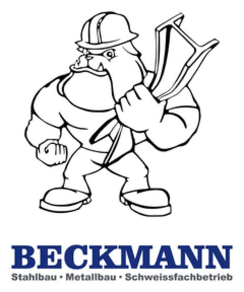 BECKMANN Stahlbau · Metallbau · Schweissfachbetrieb Logo (DPMA, 18.10.2023)