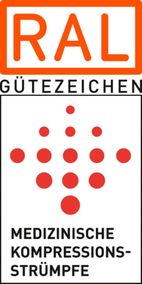 RAL GÜTEZEICHEN MEDIZINISCHE KOMPRESSIONS-STRÜMPFE Logo (DPMA, 08.02.2024)