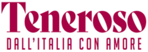 Teneroso DALL'ITALIA CON AMORE Logo (DPMA, 02/27/2024)