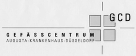 GCD GEFÄSSCENTRUM AUGUSTA-KRANKENHAUS-DÜSSELDORF Logo (DPMA, 12.09.2002)