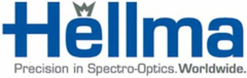 Hellma Precision in Spectro-Optics.Worldwide. Logo (DPMA, 01/15/2003)