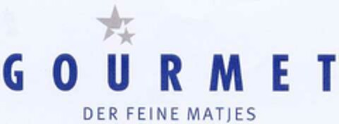 GOURMET DER FEINE MATJES Logo (DPMA, 02/13/2003)
