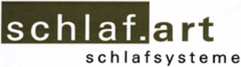 schlaf.art schlafsysteme Logo (DPMA, 05.03.2003)