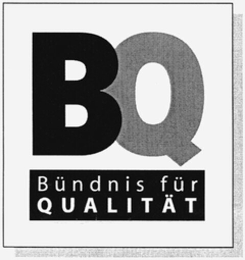 BQ Bündnis für QUALITÄT Logo (DPMA, 27.09.2003)