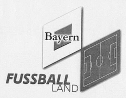 Bayern FUSSBALL LAND Logo (DPMA, 14.01.2005)