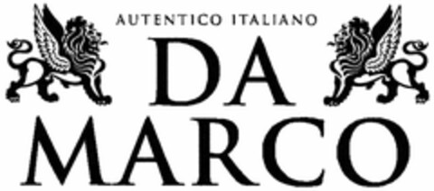 AUTENTICO ITALIANO DA MARCO Logo (DPMA, 11.05.2005)