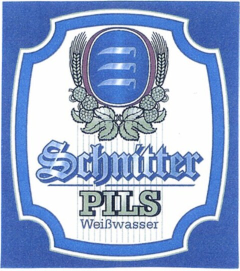 Schnitter PILS Weißwasser Logo (DPMA, 21.09.2005)