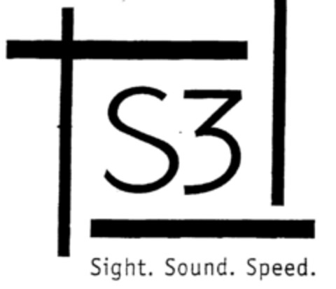 S3 Sight. Sound. Speed. Logo (DPMA, 03.03.1998)