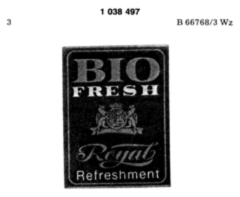 BIO FRESH Logo (DPMA, 10.10.1980)