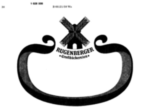RUGENBERGER Großbäckereien Logo (DPMA, 05.06.1981)
