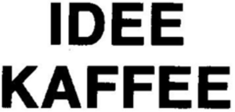 IDEE KAFFEE Logo (DPMA, 17.08.1977)