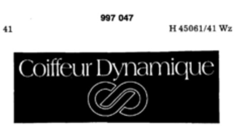 Coiffeur Dynamique Logo (DPMA, 02.04.1979)