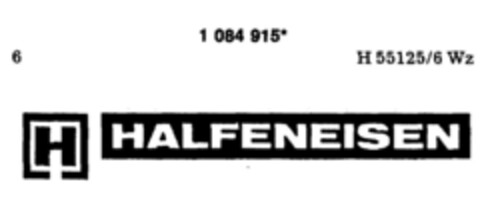 H HALFENEISEN Logo (DPMA, 26.10.1985)