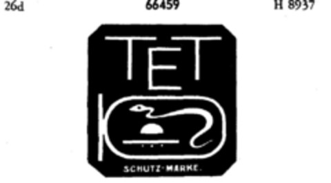TET SCHUTZ-MARKE Logo (DPMA, 02.09.1903)