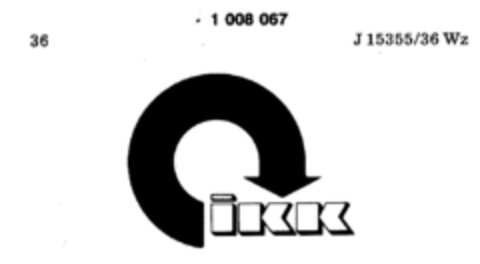 ikk Logo (DPMA, 10.07.1979)