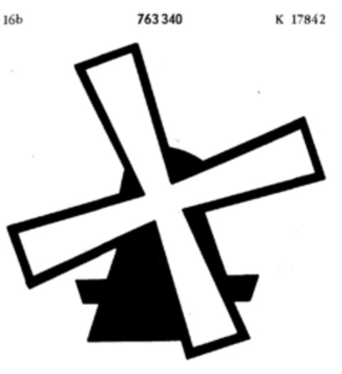 763340 Logo (DPMA, 09.08.1960)