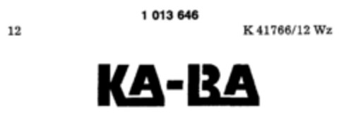 KA-BA Logo (DPMA, 09.02.1980)