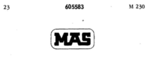 MAS Logo (DPMA, 21.11.1949)