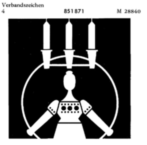 851871 Logo (DPMA, 08.01.1968)
