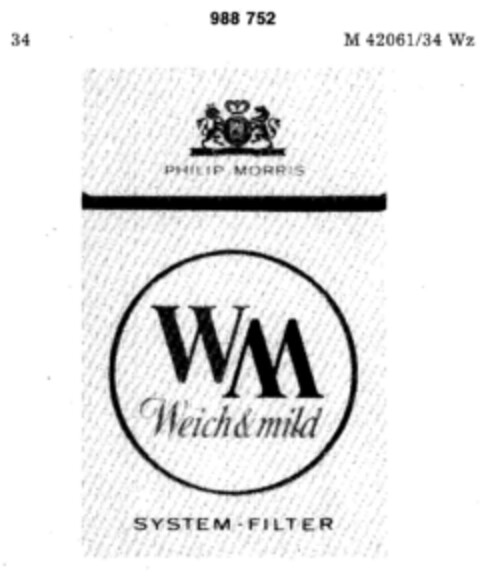 WM Weich & Mild Logo (DPMA, 13.08.1976)