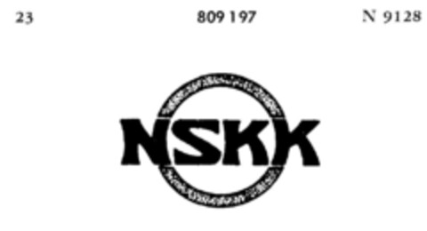 NSKK Logo (DPMA, 08/19/1964)