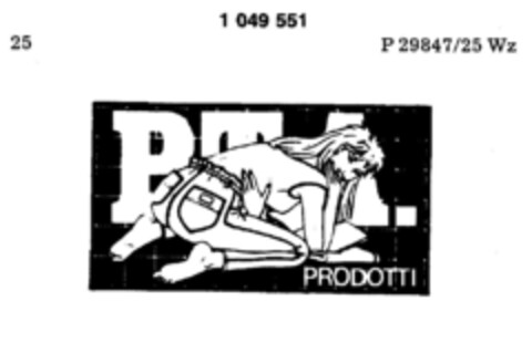 P.T.A. PRODOTTI Logo (DPMA, 04.12.1982)