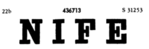 NIFE Logo (DPMA, 23.05.1930)