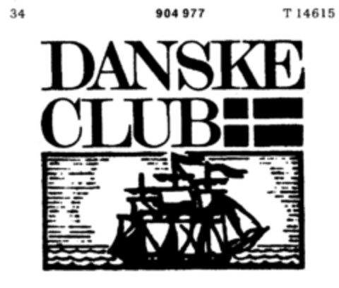 DANSKE CLUB Logo (DPMA, 07.10.1971)