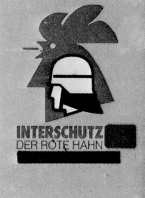 INTERSCHUTZ DER ROTE HAHN Logo (DPMA, 09/22/1981)