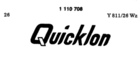 Quicklon Logo (DPMA, 03/11/1987)
