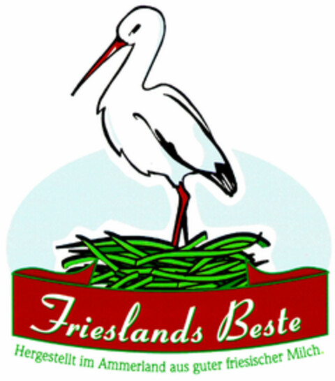 Frieslands Beste Hergestellt im Ammerland aus guter friesischer Mich Logo (DPMA, 04.02.2000)