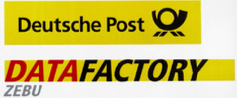 Deutsche Post DATAFACTORY ZEBU Logo (DPMA, 08/17/2000)