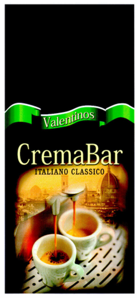 Valentinos CremaBar Logo (DPMA, 04/18/2001)