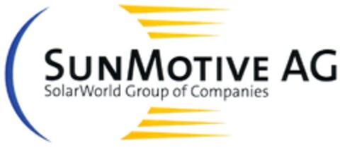 SUNMOTIVE AG SolarWorld Group of Companies Logo (DPMA, 07/07/2008)