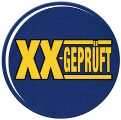 XX-GEPRÜFT Logo (DPMA, 11/28/2008)