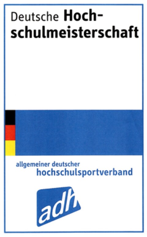 Deutsche Hochschulmeisterschaft Logo (DPMA, 27.07.2009)