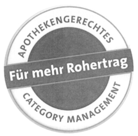 APOTHEKENGERECHTES Für mehr Rohertrag CATEGORY MANAGEMENT Logo (DPMA, 18.11.2009)