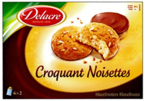 Delacre Croquant Noisettes Logo (DPMA, 11.06.2010)