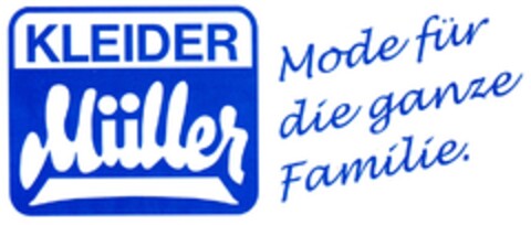 KLEIDER Müller Mode für die ganze Familie. Logo (DPMA, 09/22/2012)
