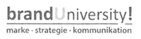 brandUniversity! Logo (DPMA, 06.10.2012)