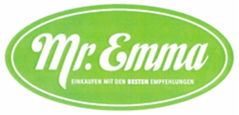 Mr. Emma EINKAUFEN MIT DEN BESTEN EMPFEHLUNGEN Logo (DPMA, 05/16/2014)