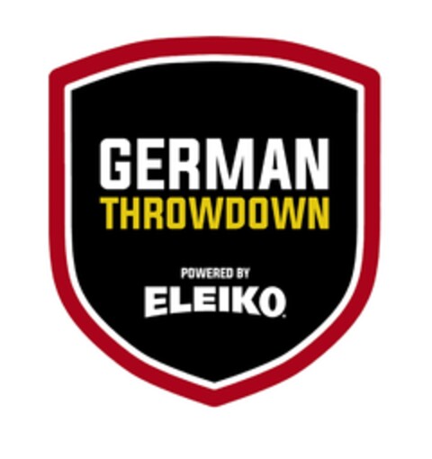 GERMAN THROWDOWN POWERED BY ELEIKO. Logo (DPMA, 17.07.2015)
