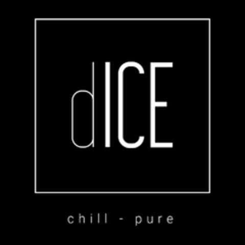 dICE chill - pure Logo (DPMA, 29.01.2018)