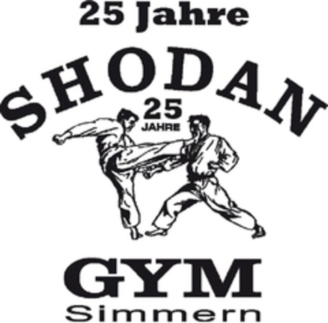 25 Jahre SHODAN GYM Simmern Logo (DPMA, 01/31/2018)