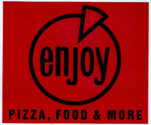 enjoy PIZZA, FOOD & MORE Logo (DPMA, 06/06/2002)