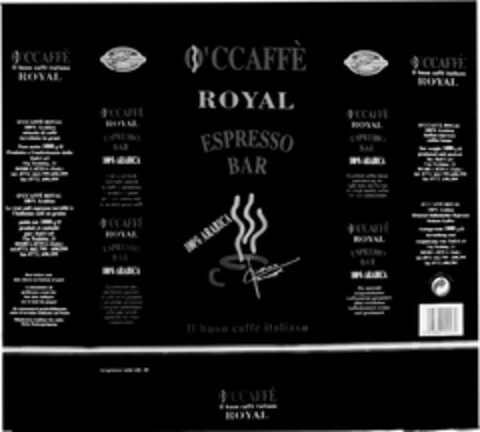 O'CCAFFE ROYAL ESPRESSO BAR Logo (DPMA, 05.06.2003)