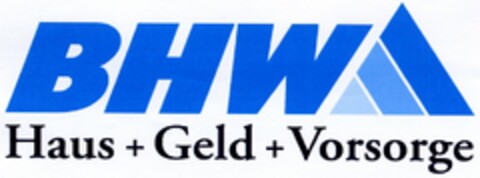 BHW Haus + Geld + Vorsorge Logo (DPMA, 05/18/2004)